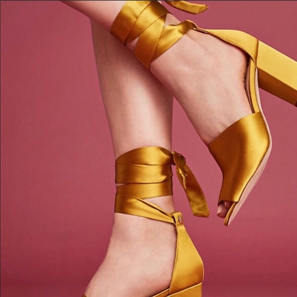 Sam Edelman for Anthropologie lace up pumps - Picture 2 of 8